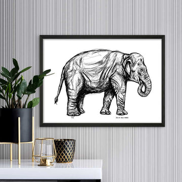 Sumatran Elephant Forever (Giclee Canvas Print)
