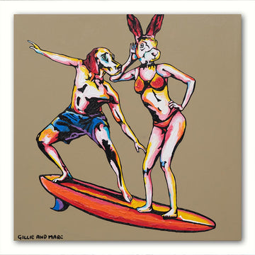 Surf Buddies (Original Painting)