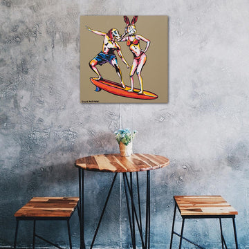 Surf Buddies (Original Painting)