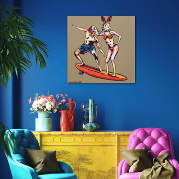 Surf Buddies (Original Painting)