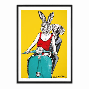 He Had No Idea Where She Was Taking Him, It Was a Surprise, She Said (Print)