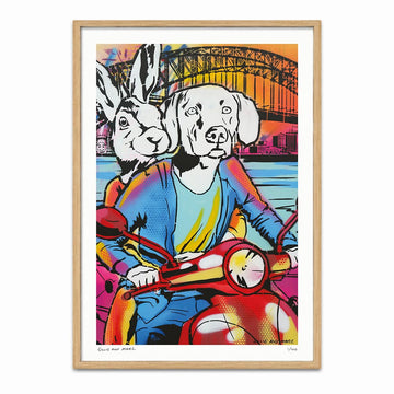 Sydney Explodes at Night (Print)