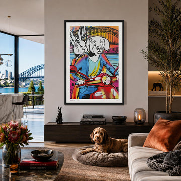 Sydney Explodes at Night (Print)