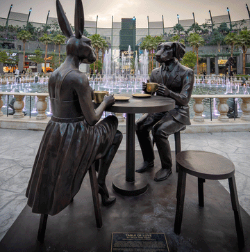 Table of Love (Bronze Sculpture)