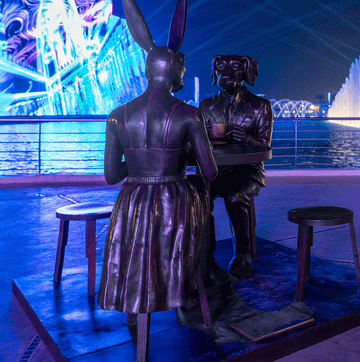 Table of Love (Bronze Sculpture)