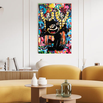 On the Same Team (Original Painting)