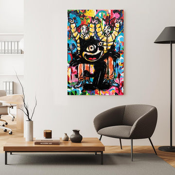 On the Same Team (Original Painting)