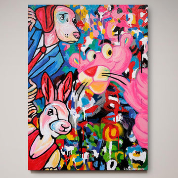 The Curios Trio (Original Painting)