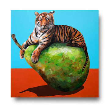 Tigers Love Pears (Original Painting)