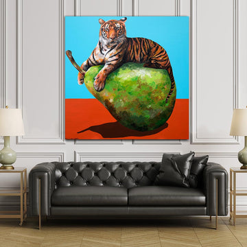 Tigers Love Pears (Original Painting)