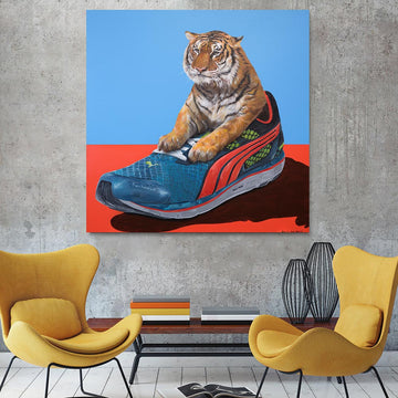 Tiger in Training (Original Painting)