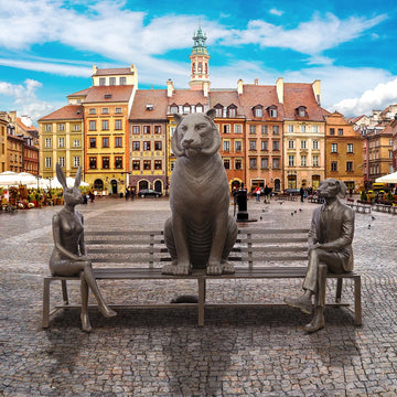 The Bengal Tiger Bench of Friendship (Bronze Sculpture)