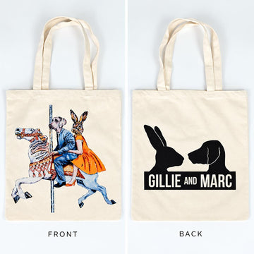 The Carousel Riders (Canvas Tote Bag)