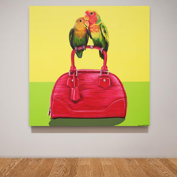 True love on a bag (Original Painting)
