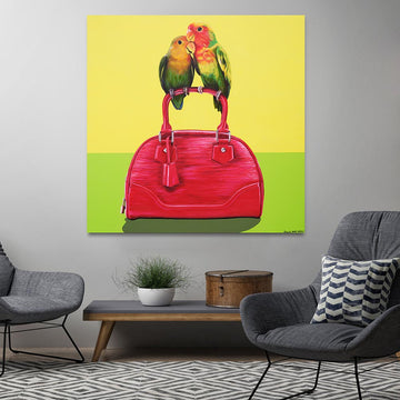 True love on a bag (Original Painting)