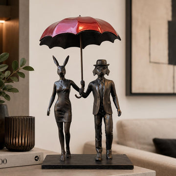 Rainy Days in London (Bronze Sculpture, Small)