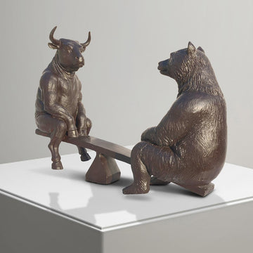Ups and Downs (Bronze Sculpture)