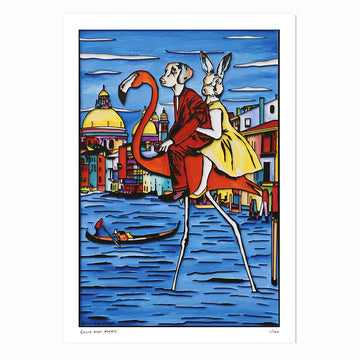 A Day Out in Venice (Print)