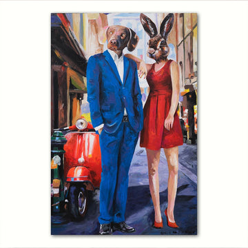 Vespa Love Today (Original Painting)