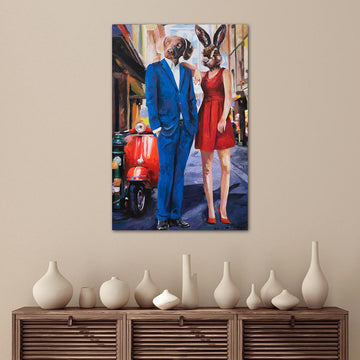 Vespa Love Today (Original Painting)