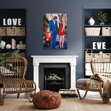 Vespa Love Today (Original Painting)