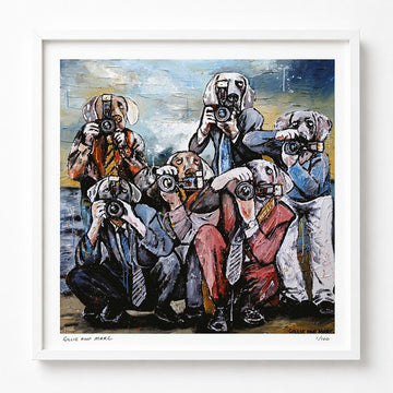 They Were Waiting for Brad and Angelina (Print)