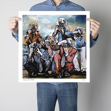 They Were Waiting for Brad and Angelina (Print)