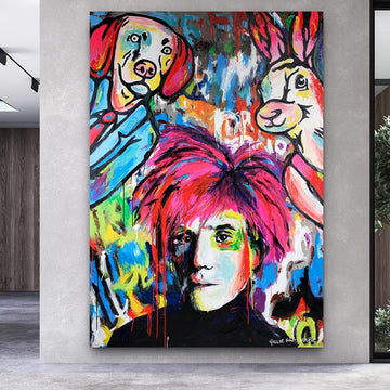 Warhol Was Their Hero (Original Painting)