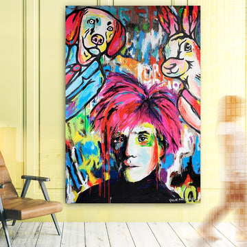 Warhol Was Their Hero (Original Painting)