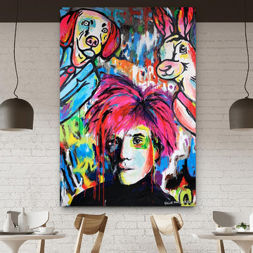 Warhol Was Their Hero (Original Painting)