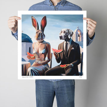 The Watermelon Eaters (Print)