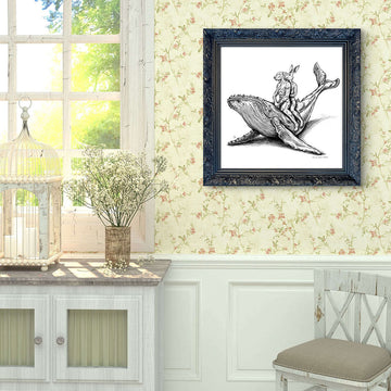 A Study for The Whale Riders (Giclee Canvas Print)