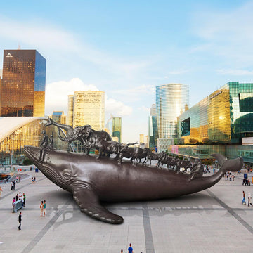 A Whale of a Good Time (Bronze Sculpture)