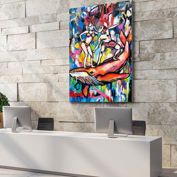 The Wonderful Whale Ride (Original Painting)