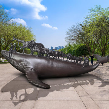 A Whale of a Good Time (Bronze Sculpture)
