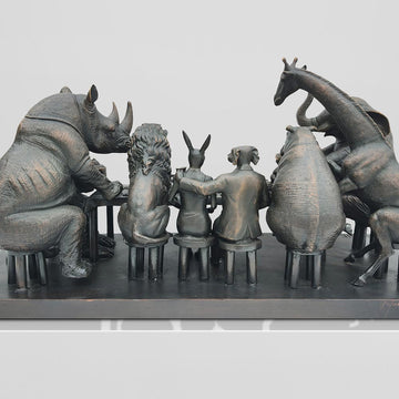 Wild Feast (Bronze Sculpture)