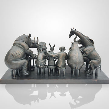 Wild Feast (Bronze Sculpture)