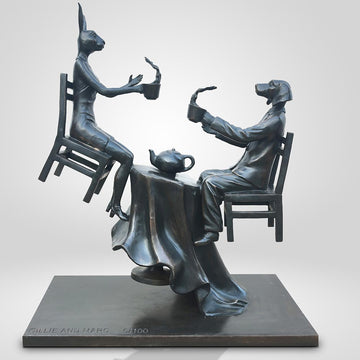 It Was a Windy Day in Rome (Bronze Sculpture)