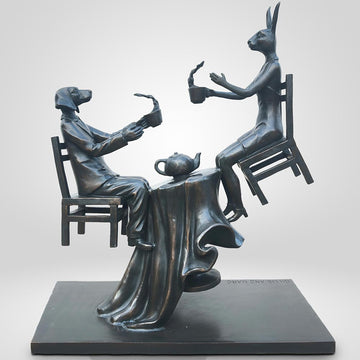 It Was a Windy Day in Rome (Bronze Sculpture)