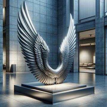 Wings to Fly (Stainless Steel Sculpture)