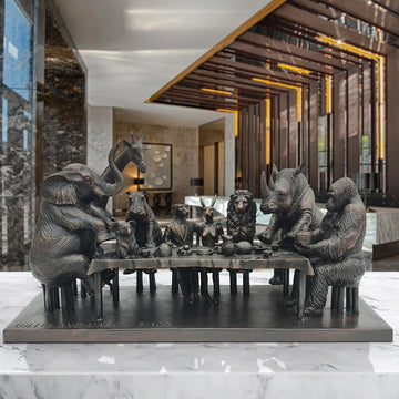 Wild Feast (Bronze Sculpture)