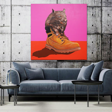 Wombat at work (Original Painting)