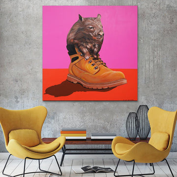 Wombat at work (Original Painting)