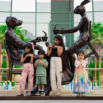 It Was a Windy Day in London (Bronze Sculpture)