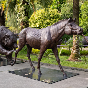 Love the Grevy's Zebra (Bronze Sculpture)