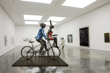 Tandem Lovers (Bronze Sculpture)