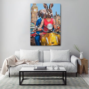 Londoners in Love (Original Painting)