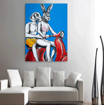 They Are 100% Happy (Original Painting)