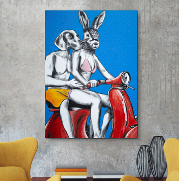 They Are 100% Happy (Original Painting)