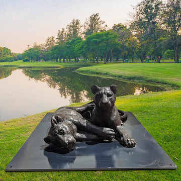 Cubs 13 and 14 (Bronze Sculpture)